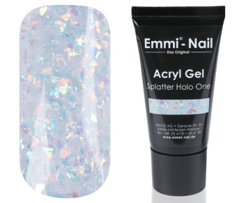 16334 Emmi-Nail Acrylic Gel Tuba Splatter Holo One 30g