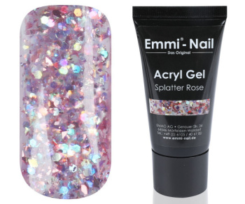 16336 Emmi-Nail Acrylic Gel Tube Splatter Rose 30g