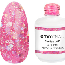 17501 3D Glitter Paradise Flamingo -L450-