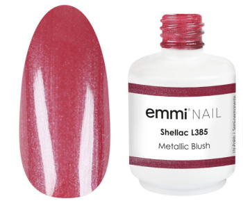 98389 Emmi Shellac UV/LED farba Metallic Blush -L385-