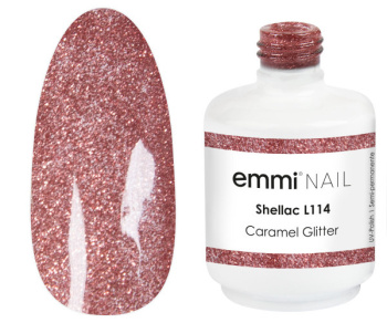 98118 Emmi Shellac UV/LED farba karamelové trblietky -L114-