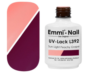 95396 Emmi Shellac/ UV lak Sun Light Peachy Grape -L392-