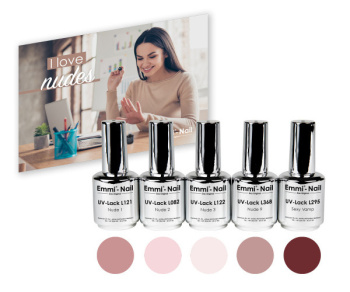 00098 Emmi Shellac sada UV/LED lakov "Milujem jemné farby"