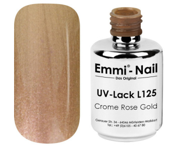 98729 Emmi Shellac UV/LED Polish Chrome Rose Gold -L125-