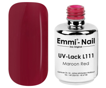 98107 Emmi Shellac UV/LED farba Maroon Red -L111-