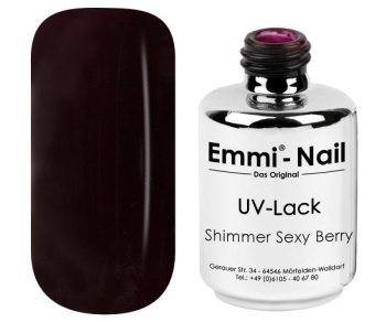 98900 Emmi Shellac / UV Polish Shimmer Sexy Berry -L095-