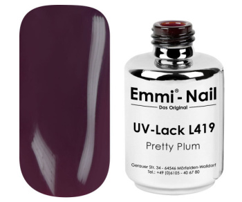 95692 Emmi Shellac UV/LED farba Pretty Plum -L419-