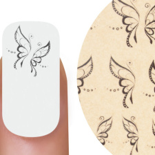 80314 Emmi-Nail Water Tattoo Black Butterfly