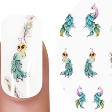 80132 Emmi-Nail Water Tattoo Peacock