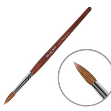 16822 Emmi-Nail akrylový štetec veľkosti 8, 100% ľudské vlasy