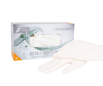 16812 Nitrilové rukavice White Wave Gr. M