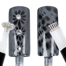 80151 Magnetické pero Emmi-Nail Cat-Eye - Kvet a prúžky